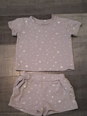 Pouf Baby Star Short Sleeve Pajama Set